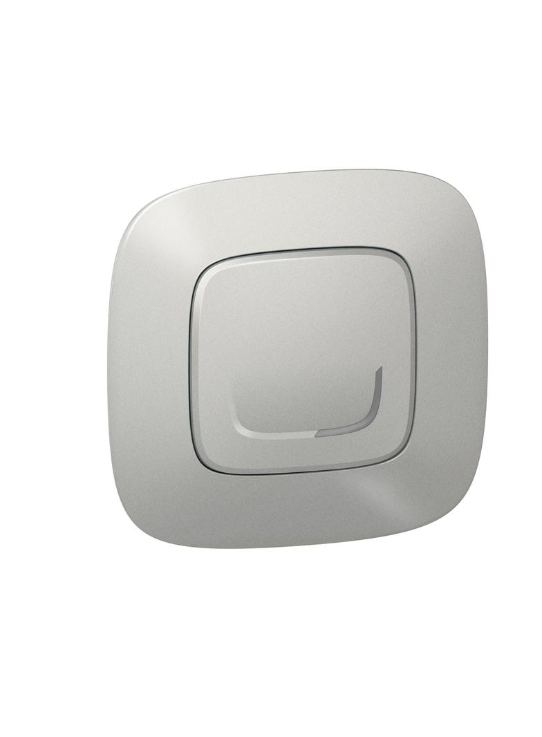 VALENA ALLURE WITH NETATMO - ŁĄCZNIK CONNECTED Z FUNKCJĄ ŚCIEMNIANIA ALUMINIUM, Legrand