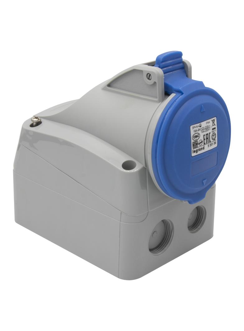 P17 TEMPRA PRO GNIAZDO STAŁE 16A 3P+N+Z 230V IP44, Legrand