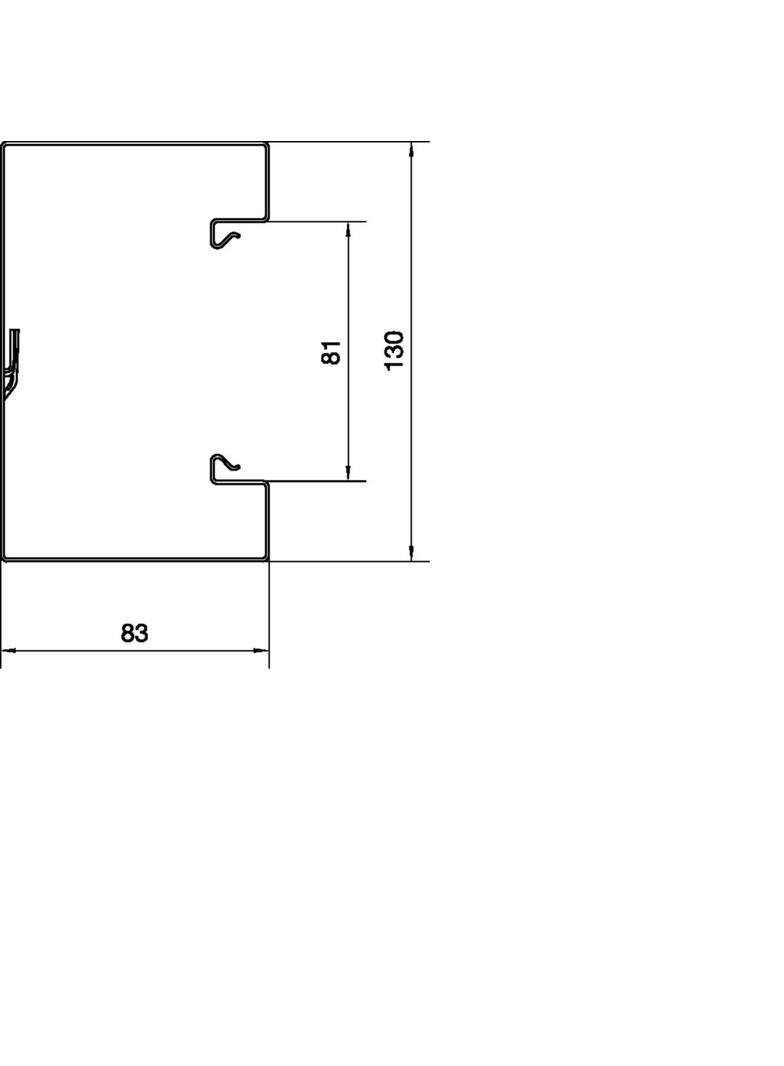 tehalit.BRS Podstawa 85x130mm stal ocynk BRS851301VERZ HAGER