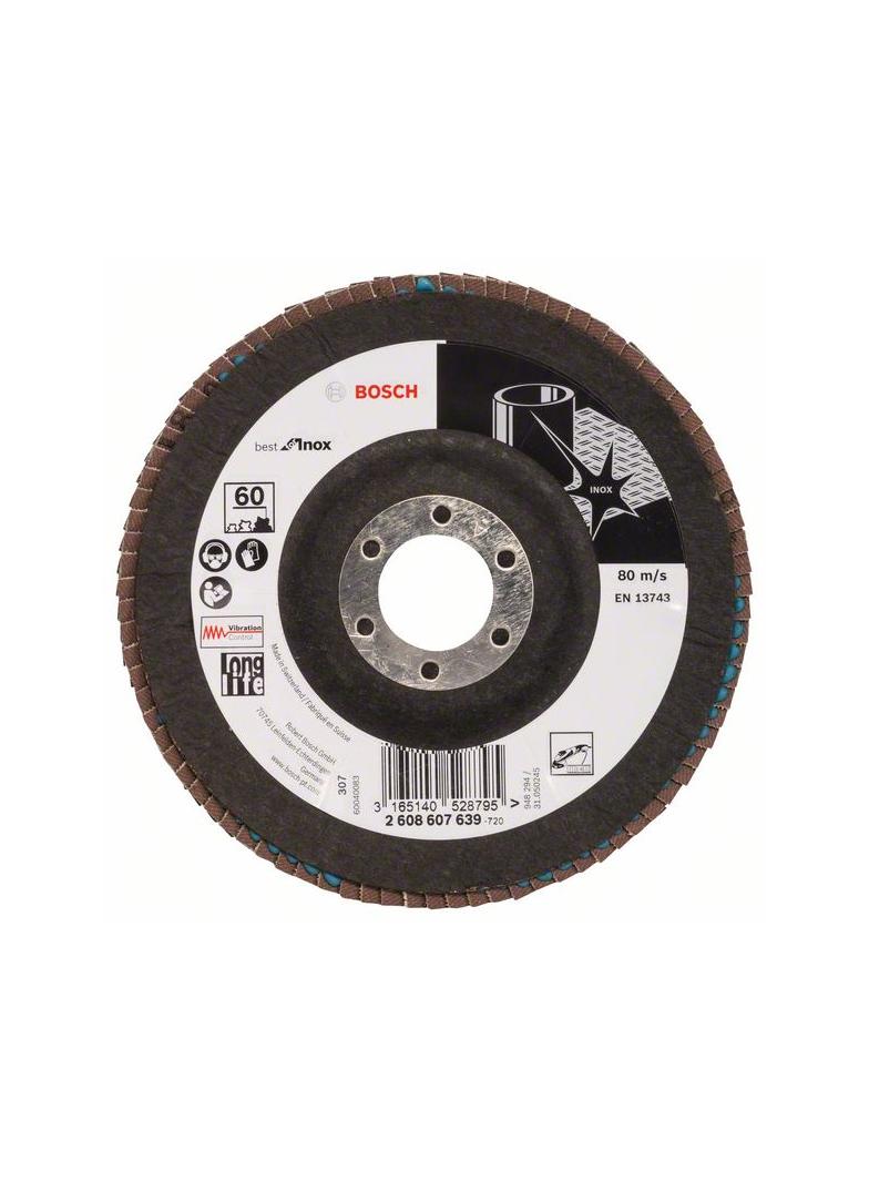 FLAP DISC BEST F/INOX 125MM P60