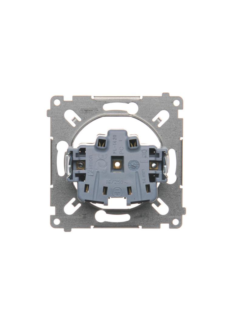Simon 54 Gniazdo wtyczkowe z uziemieniem (mechanizm) 16A 250V szybkozłączka SGZ1CM KONTAKT
