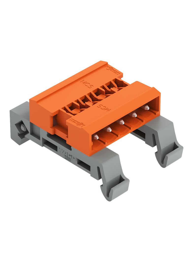 MCS-MIDI Classic wtyk dwustronny 5-bieg. pomarańczowy raster 5,08 mm /50szt./ WAGO