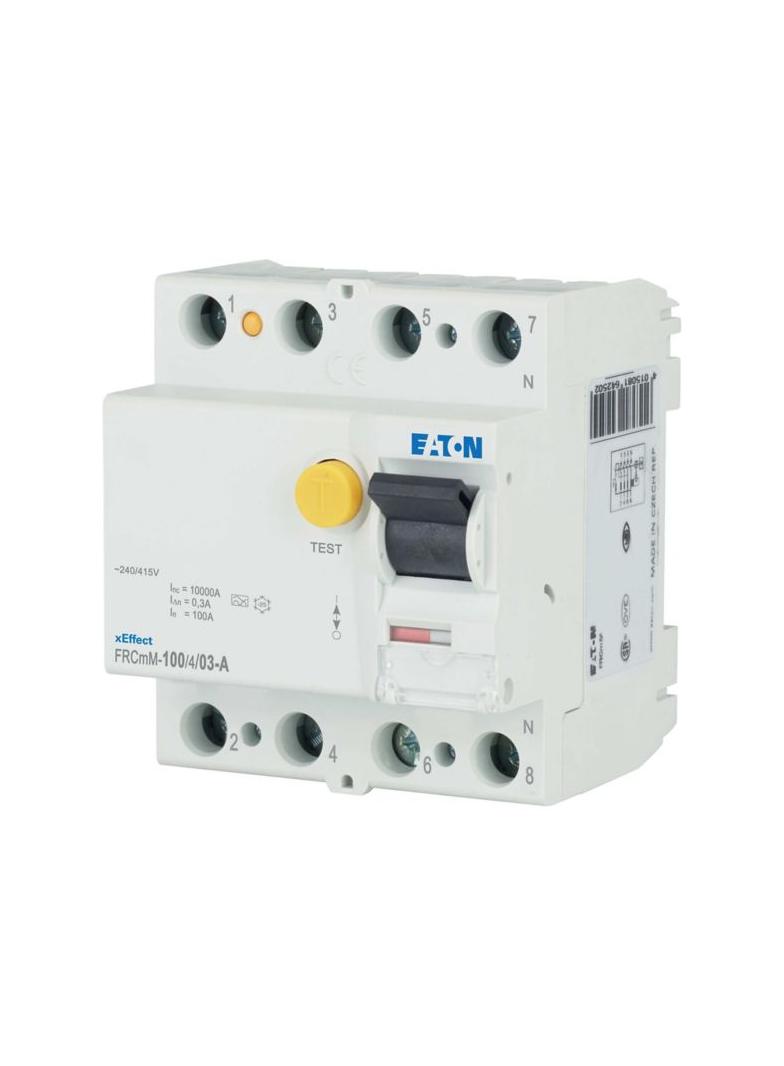 FRCmM-100/4/03-A Wyłącznik różnicowoprądowy 10kA 100A 4P 300mA typ A 170345 EATON