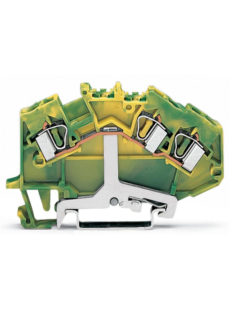 topJob złączka 3-przewodowa 4 mm2 PE zółto-zielona