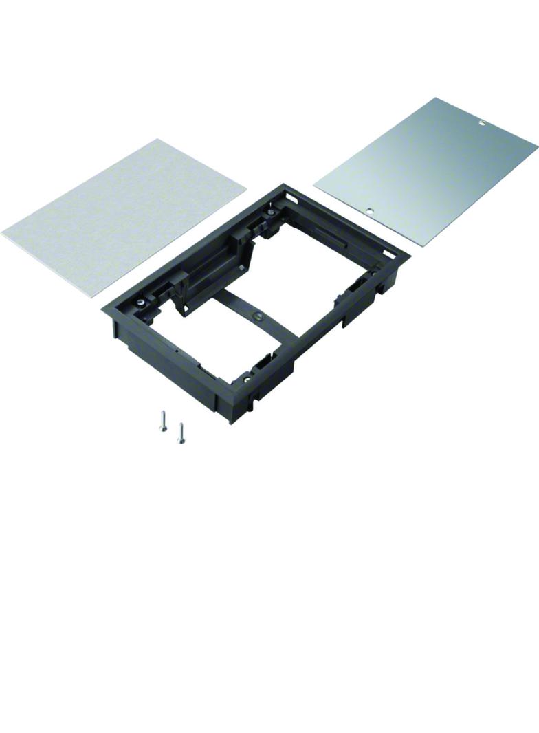 tehalit.VE-EE Pokrywa pełna płytki montaż E04 147X247 8mm czarny PA BDE04089005 HAGER