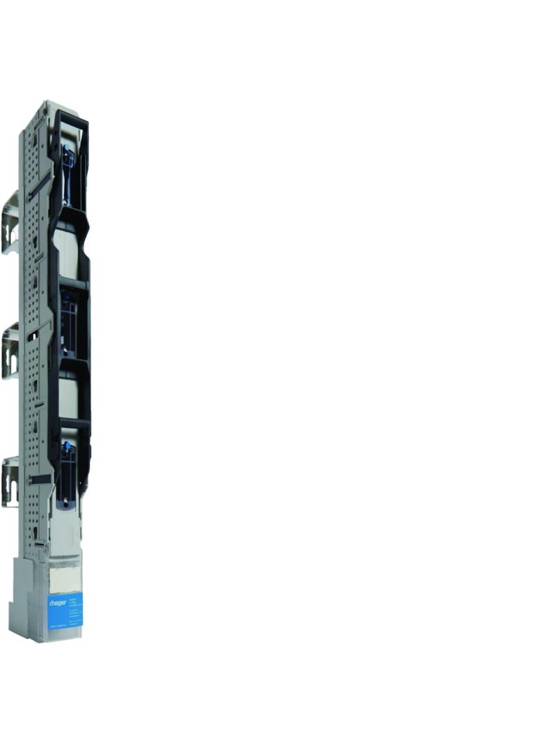 LV rozłącznik bezp.listw. NH00 3P 160A 690VAC szyny 185mm zac.śr.M8 wsp.pod. LVSG00TSPX HAGER
