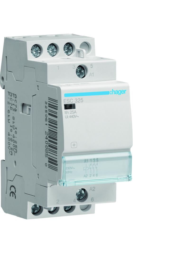 Stycznik modułowy 230V AC 3Z 25A AC-7A B ESC325 HAGER