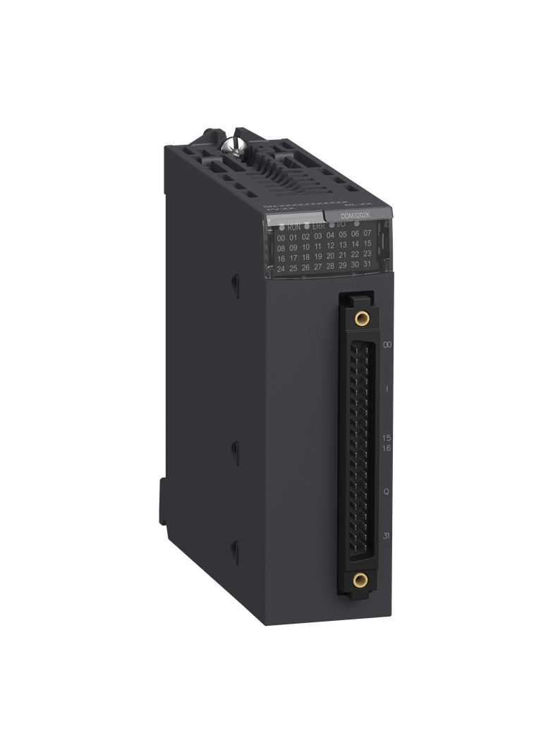 Modicon X80, moduł wyjść/wyjść cyfrowych, 16 wejść, 24 V DC, 16 wyjść, kanały półprzewodnikowe