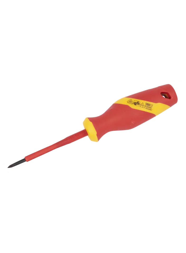 Wkrętak izolowany krzyżakowy PH0x75mm 1000V Cr-V MN-10-580 RAWLPLUG