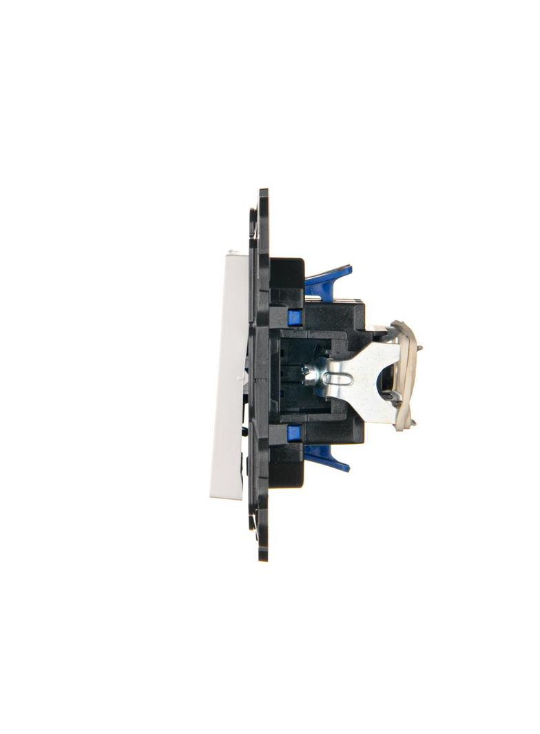 Simon 24 Łącznik schodowy /bez piktogramu/ z podświetleniem LED biały NW6L.01/X/11