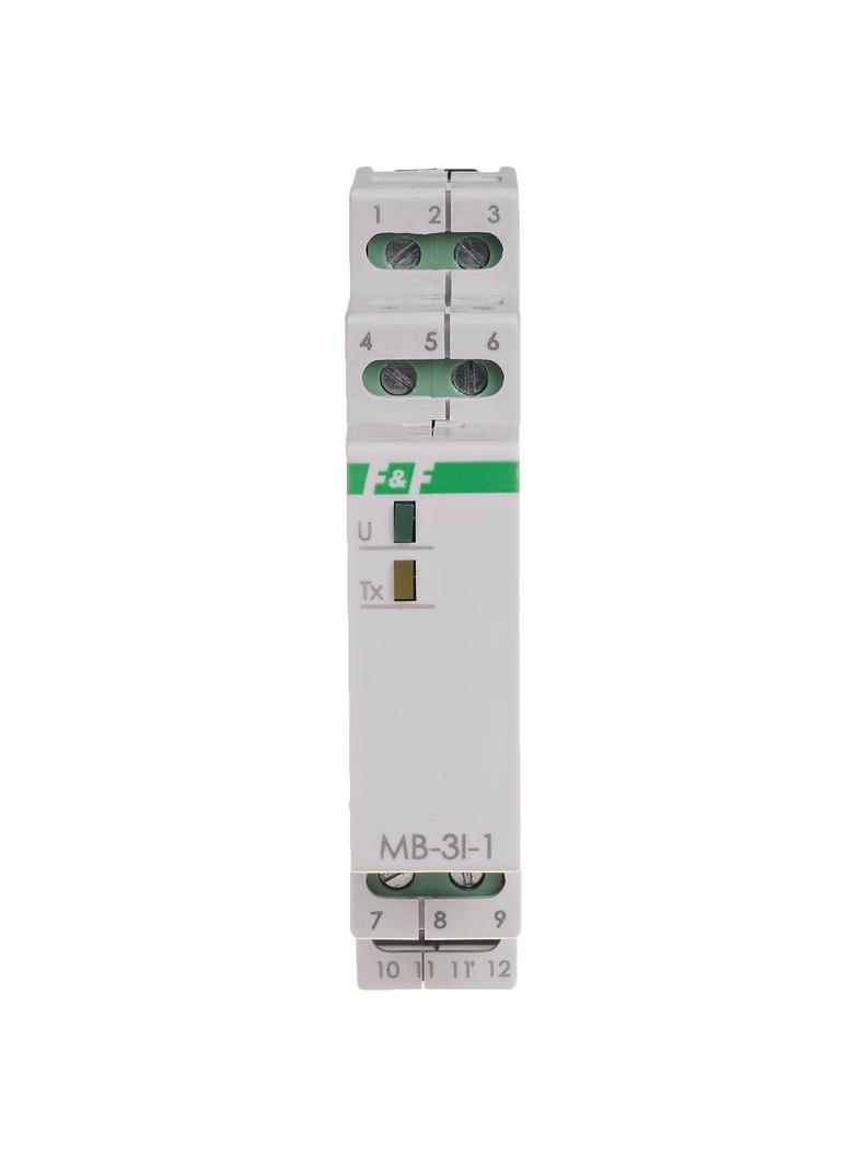 Przetwornik natężenia prądu z MODBUS RTU 15A MAX-MB-3I-1-15A F&F