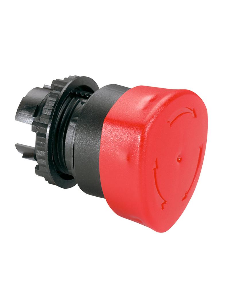 OSMOZ GŁÓWKA STOP (PRZYCIŚNIJ - PRZEKRĘĆ), CZERWONA O40, BEZ PODŚWIETLENIA, Legrand