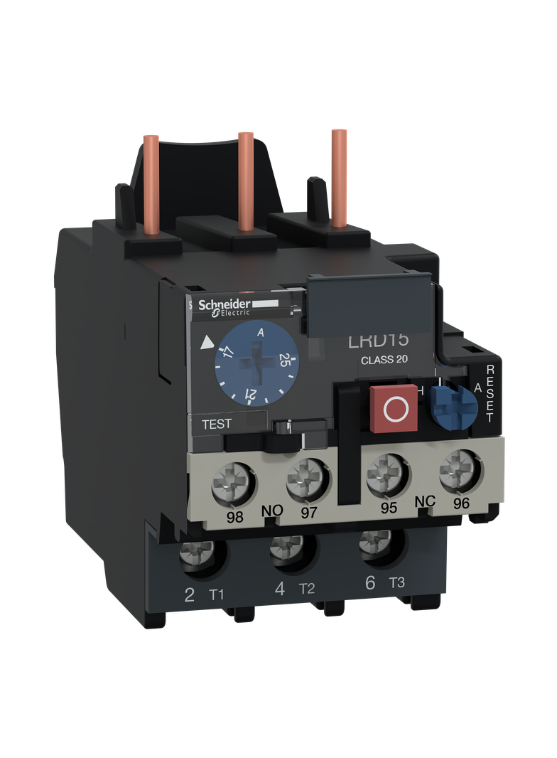 Przekaźnik przeciążeniowy cieplny, TeSys Deca, 17-25A, klasa 20, zaciski śrubowe