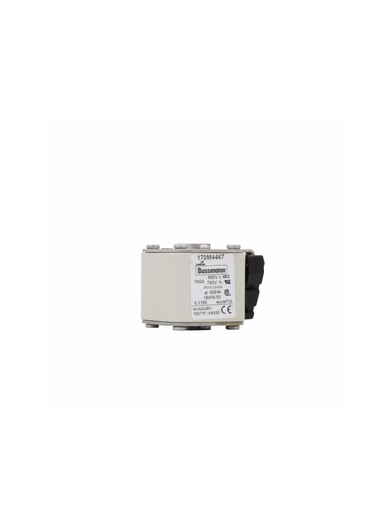 FUSE 700A 690V 1BKN/50 AR UC Wkładka szybka 700A AC 690V rozmiar 1 53x69x51 mm aR IEC UL, 170M4467 E