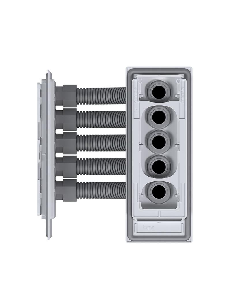 univers Łącznik narożny 5-polowy 12x5mm ZM75S HAGER