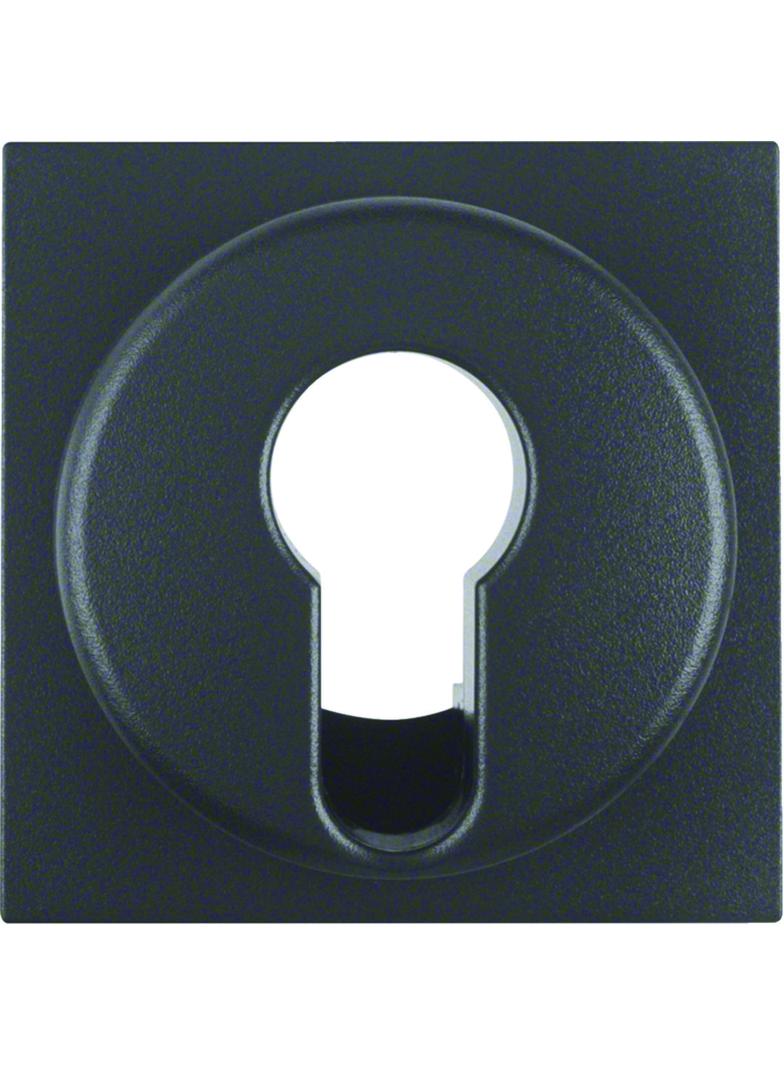 BERKER B.X Płytka czołowa do łącznika na klucz antracyt mat 15071606 HAGER