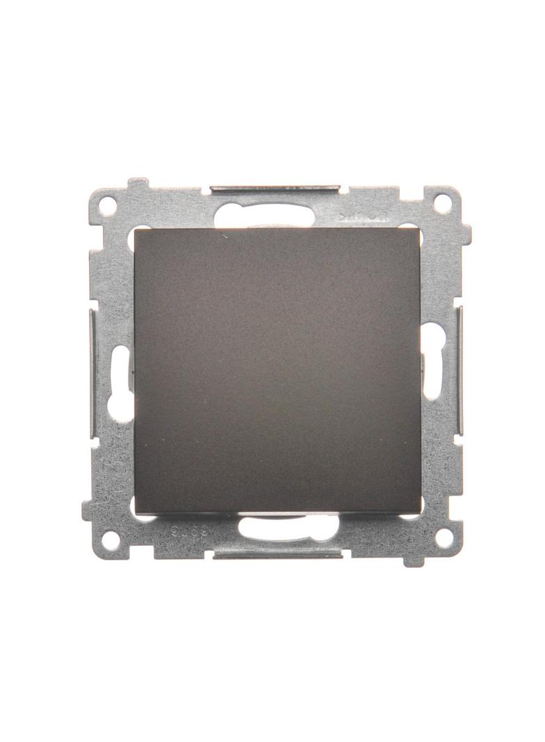 Simon 54 Przycisk pojedynczy zwierny bez piktogramu 10A szybkozłączka brąz mat