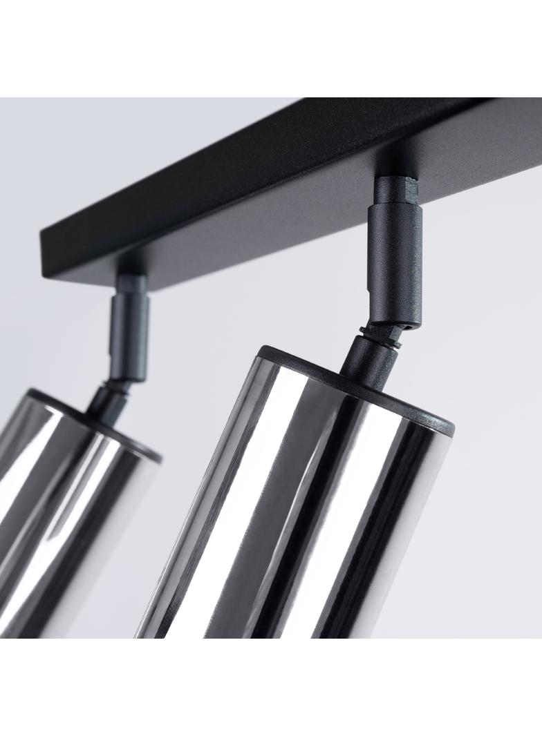 Plafon WINX 3 czarny/chrom