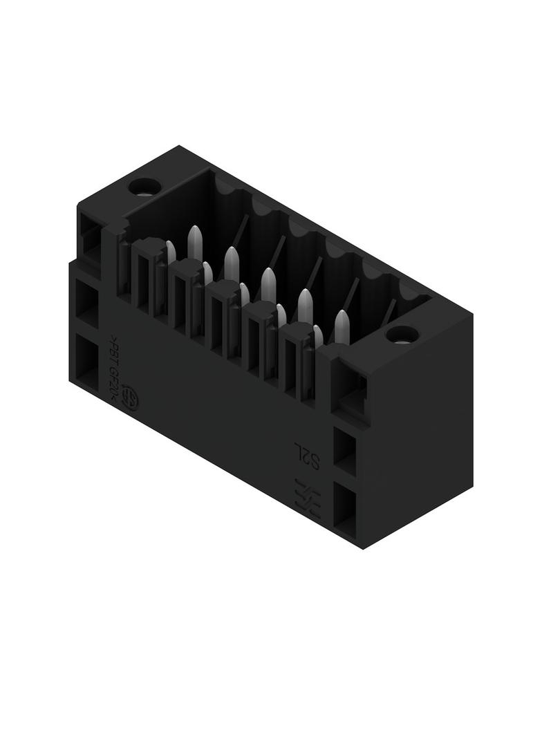 S2L 3.50/12/180F 3.5SN BK BX Wtyki PCB (złącza płyty), 3.50 mm, Liczba biegunów: 12, kąt odejścia: 180° /66szt./ 1729620000 WEIDMÜLLER