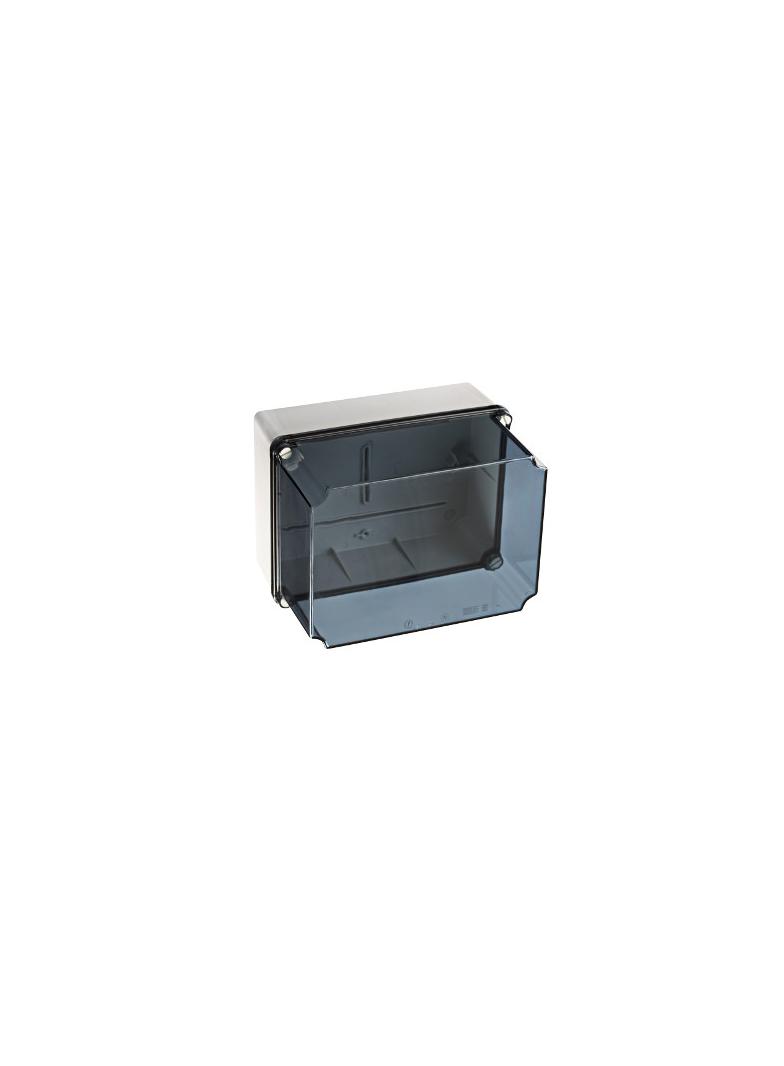 PUSZKA SERII „LIGHT” PUSZKA INSTALACYJNA LIGHT POKRYWA TRANSPARENTNA, GŁADKA 241x180x175 (4xM25, 6xM40) IP66/67 GSLT-231 PCE