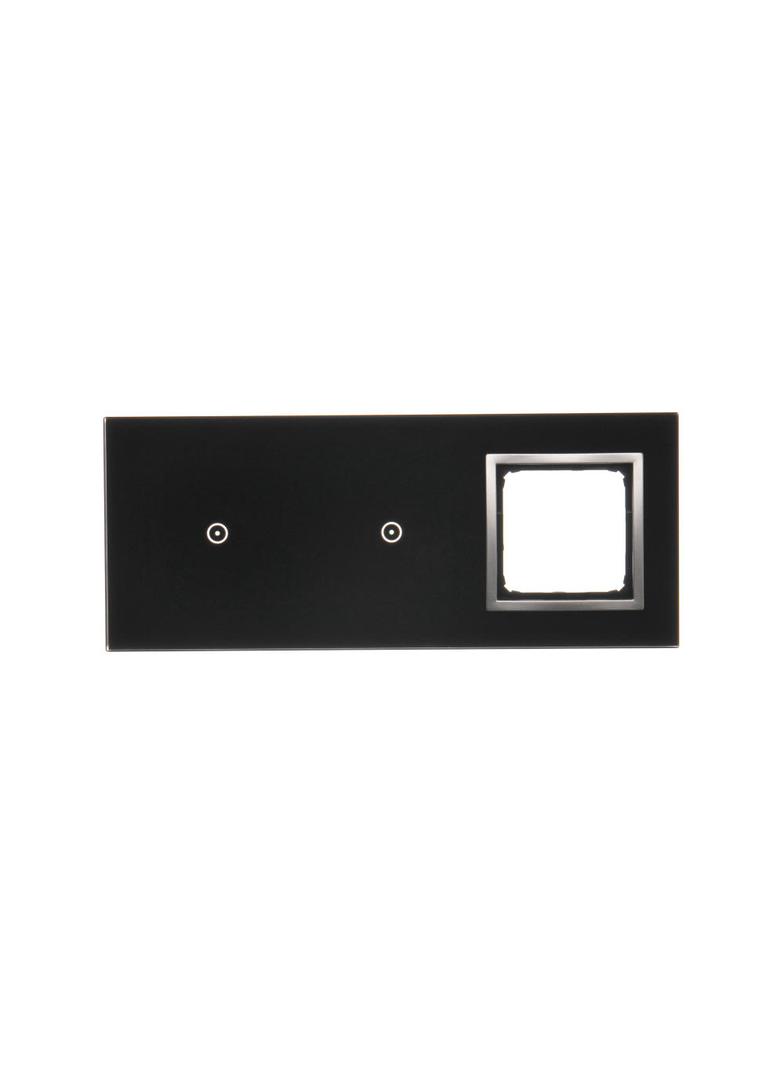 Simon 54 Touch Panel dotykowy S54 Touch 3 moduły 1 pole dotykowe + 1 pole dotykowe + 1 otwór na osprzęt S54 księżycowa lawa DSTR3110/74 KONTAKT