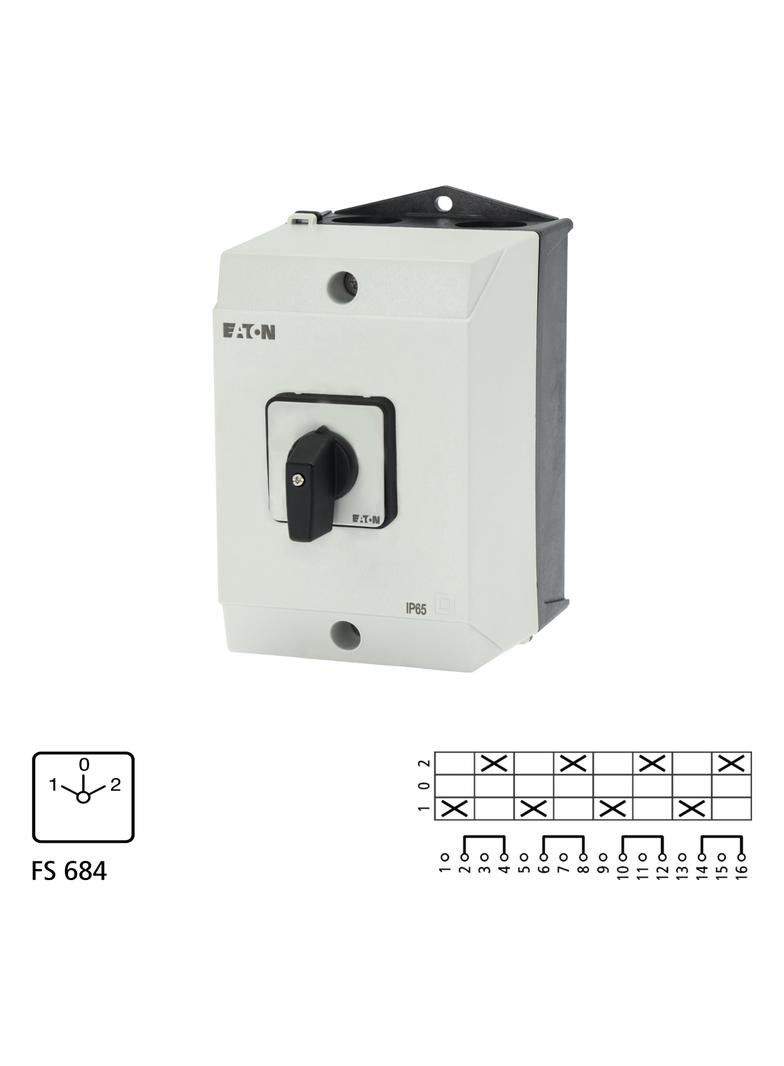 T3-4-8213/I2 Łącznik krzywkowy 32A 13kW 207191 EATON