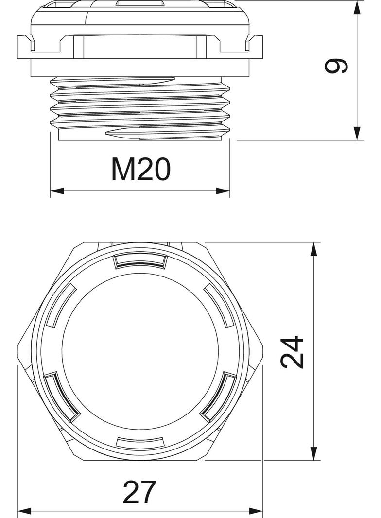 109 M20 LGR Wtyk wyrównujący ciśnienie