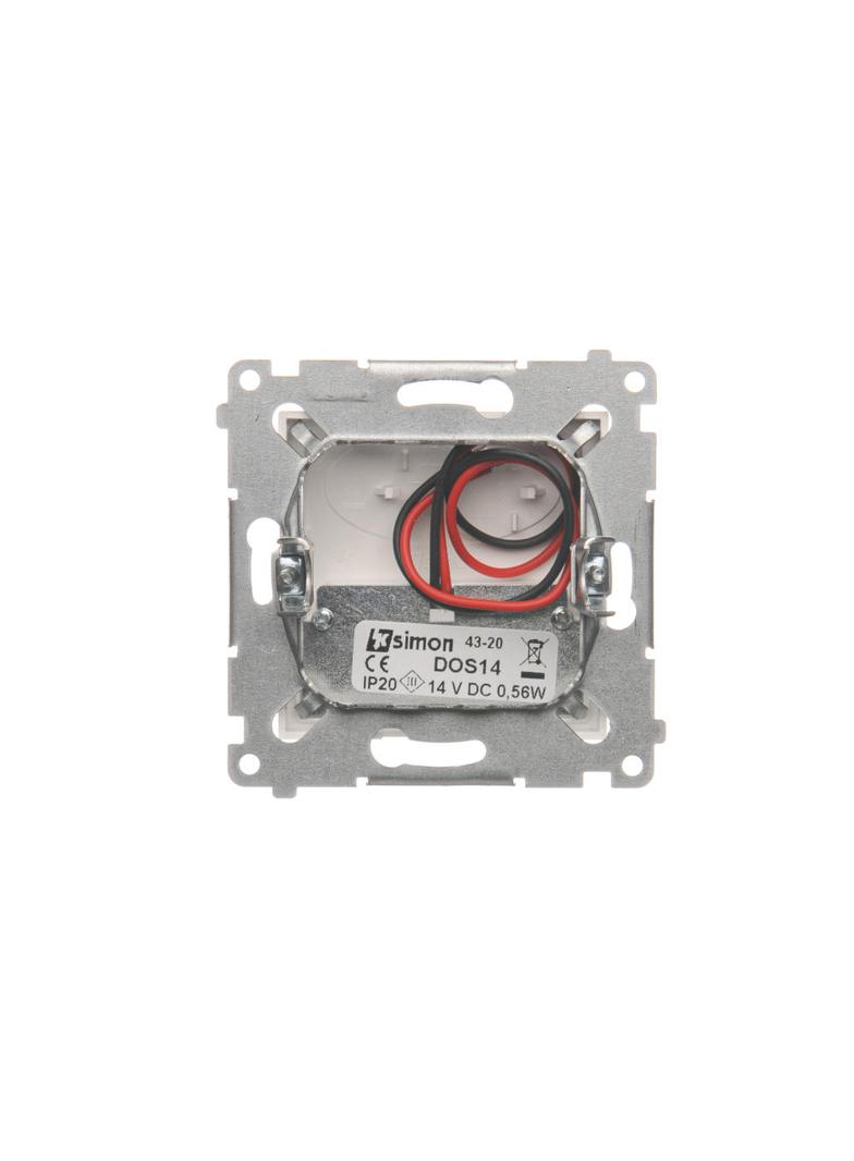 Simon 54 Oprawa oświetleniowa LED 14 V DC 0.56 W białe neutralne 4000 K biały !Wymagany zasilacz 14V DOS14B.01/11 KONTAKT