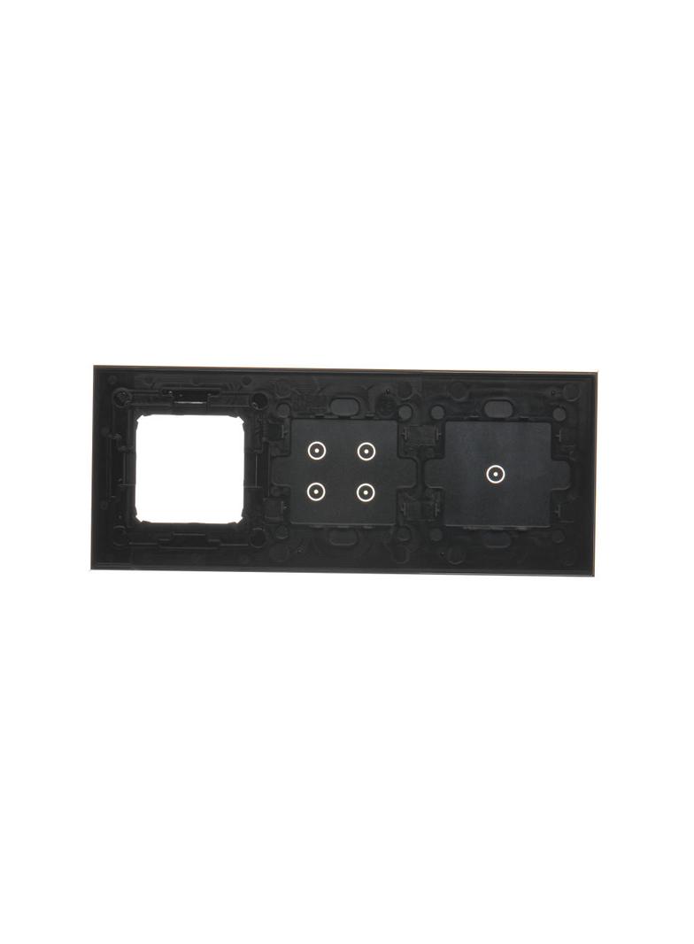 Simon 54 Touch Panel dotykowy S54 Touch 3 moduły 1 pole dotykowe + 4 pola dotykowe + 1 otwór na osprzęt S54 zastygła lawa DSTR3140/73 KONTAKT