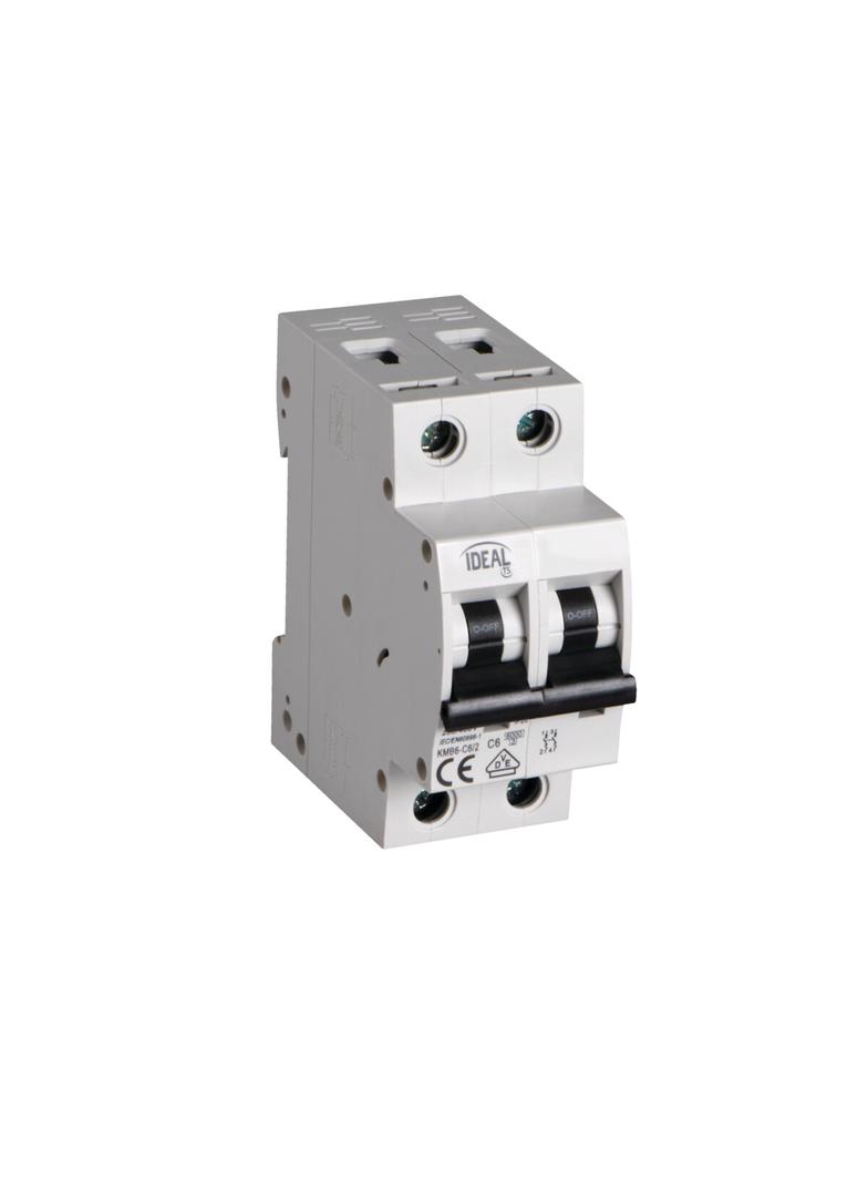 Wyłącznik nadprądowy 6kA 2P C6A KMB6-C6/2 32583 KANLUX