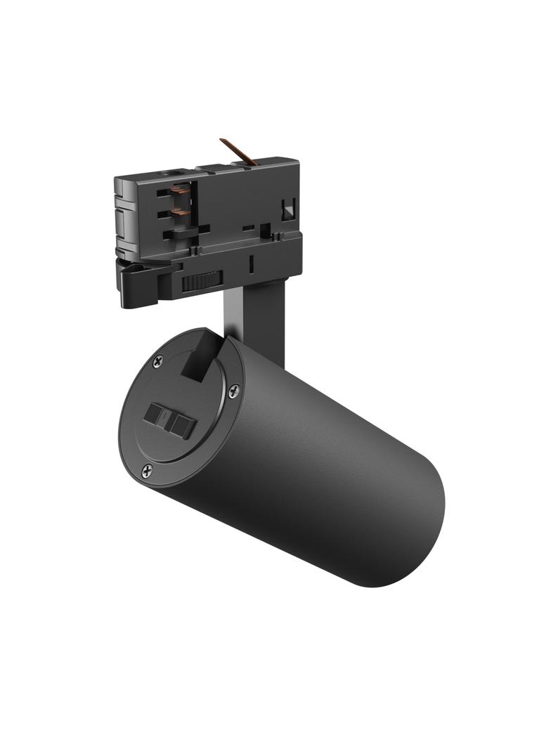 ANDROMEDA PRIME NA SZYNOPRZEWÓD 3F CCT 16W 230V 25st IP20 śr. 63x134x184mm CZARNY SPECTRUM