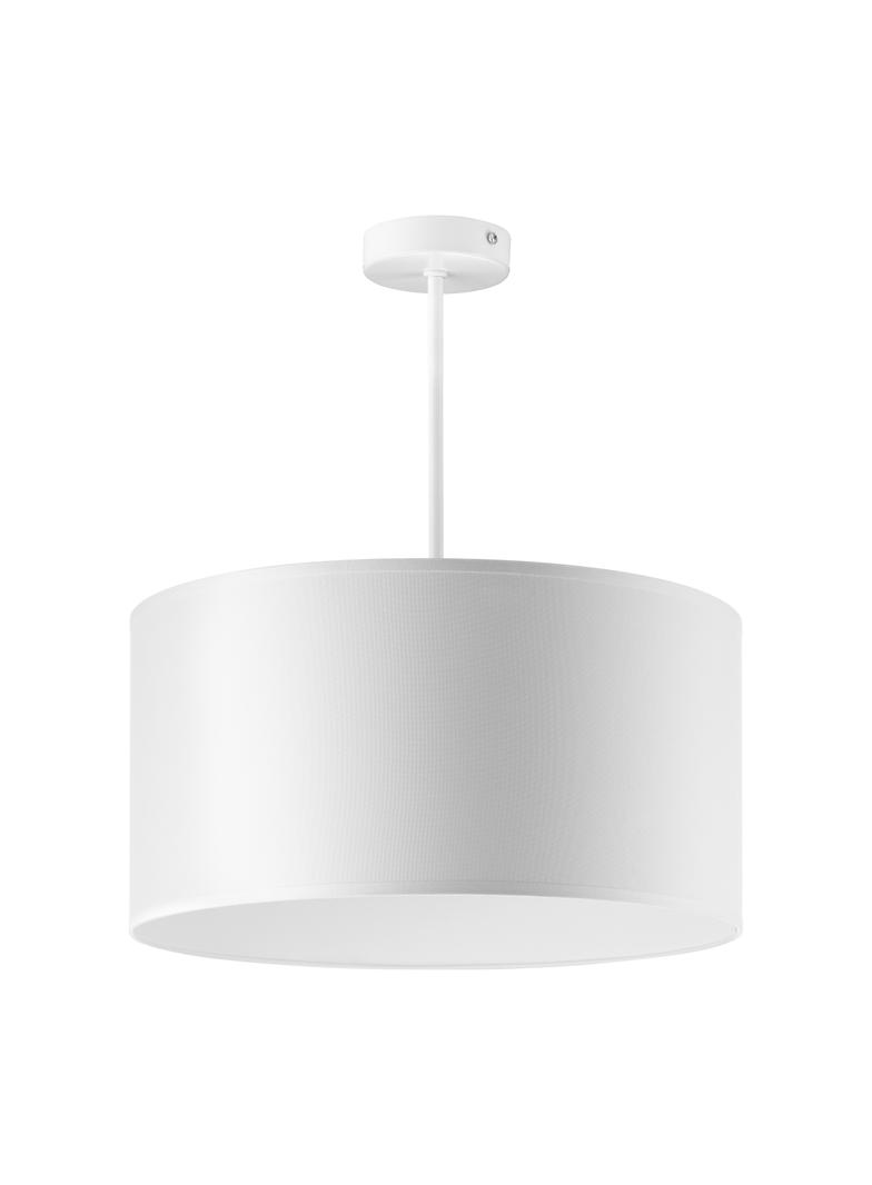 Rollo 1P E27, lampa wisząca, max. 60W, biała, krótka AD-LD-6340WE27T ORNO