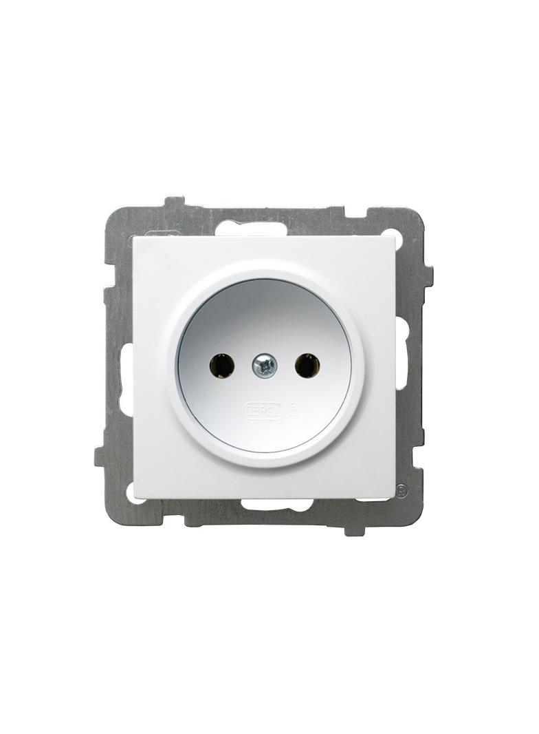 AS ANTYBAKTERYJNY Gniazdo pojedyncze produkt zawiera szkło fosforanowo-srebrowe - kolor biały