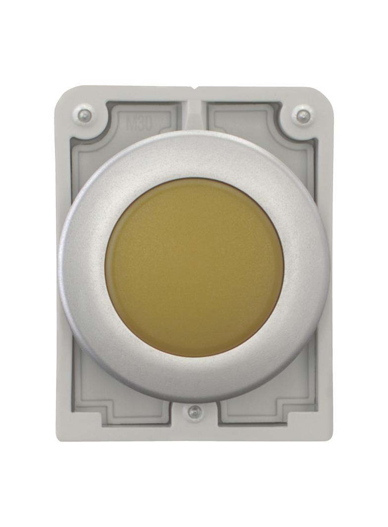 M30C-FL-Y Główka lampki sygnalizacyjnej 30mm płaska żółta 183285 EATON