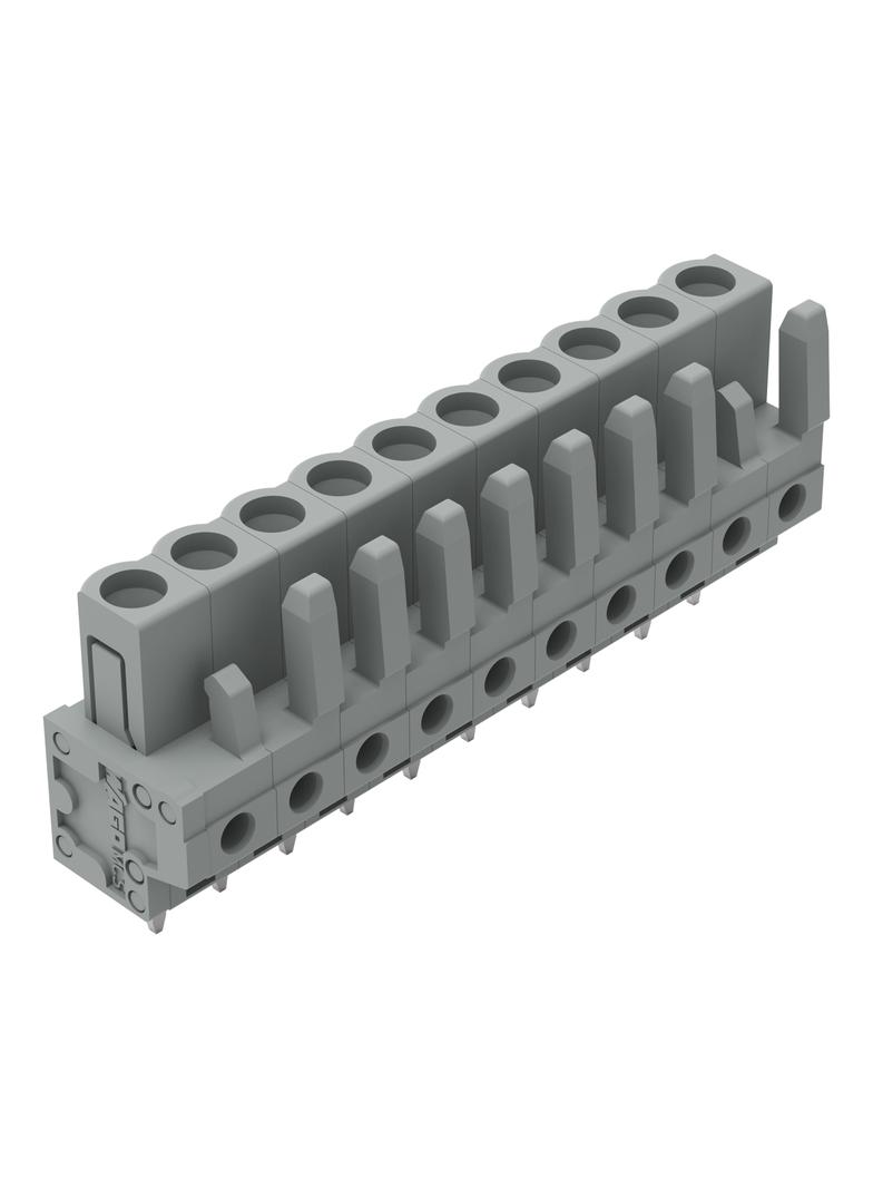 MCS-MIDI Classic gniazdo 10-bieg. szare raster 5 mm /50szt./ WAGO