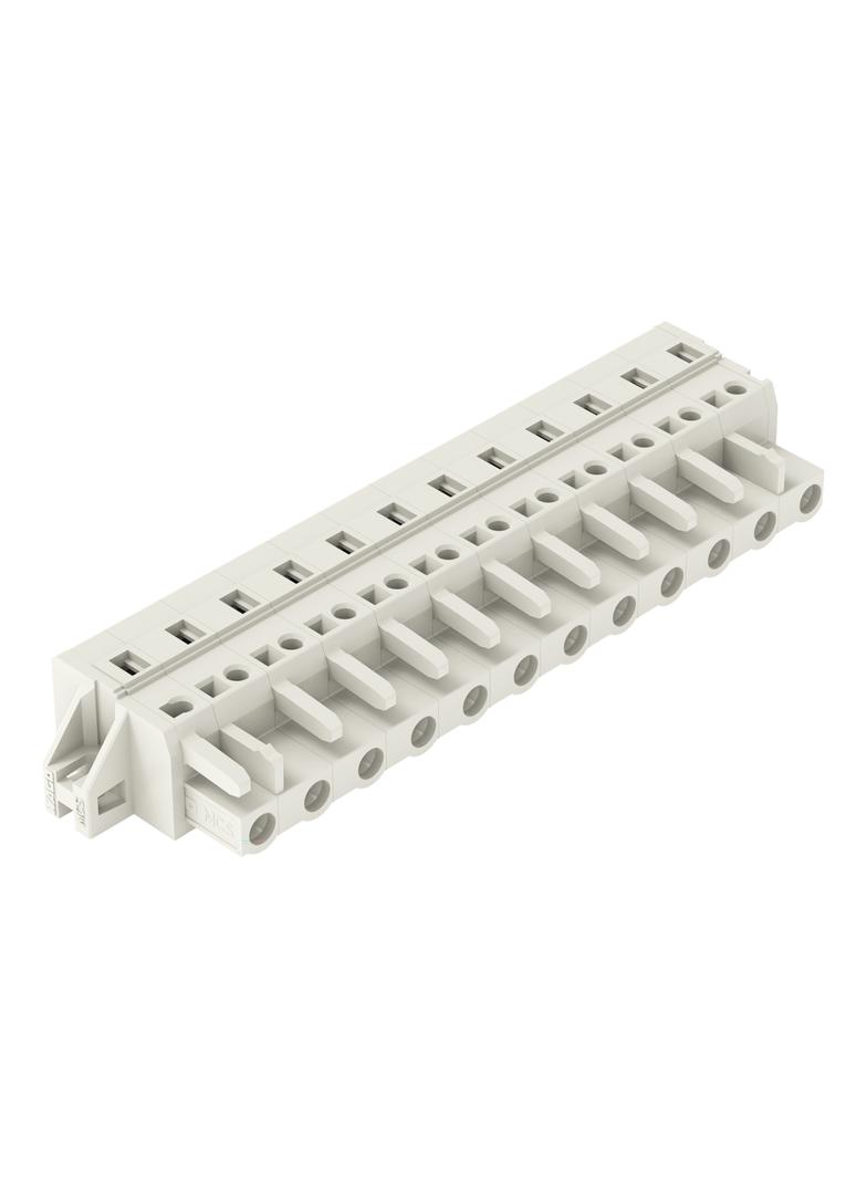 Gniazdo MCS‑MIDI Classic 12‑biegunowe jasnoszare raster 7,5mm 721‑212/031‑000 /10szt./ WAGO