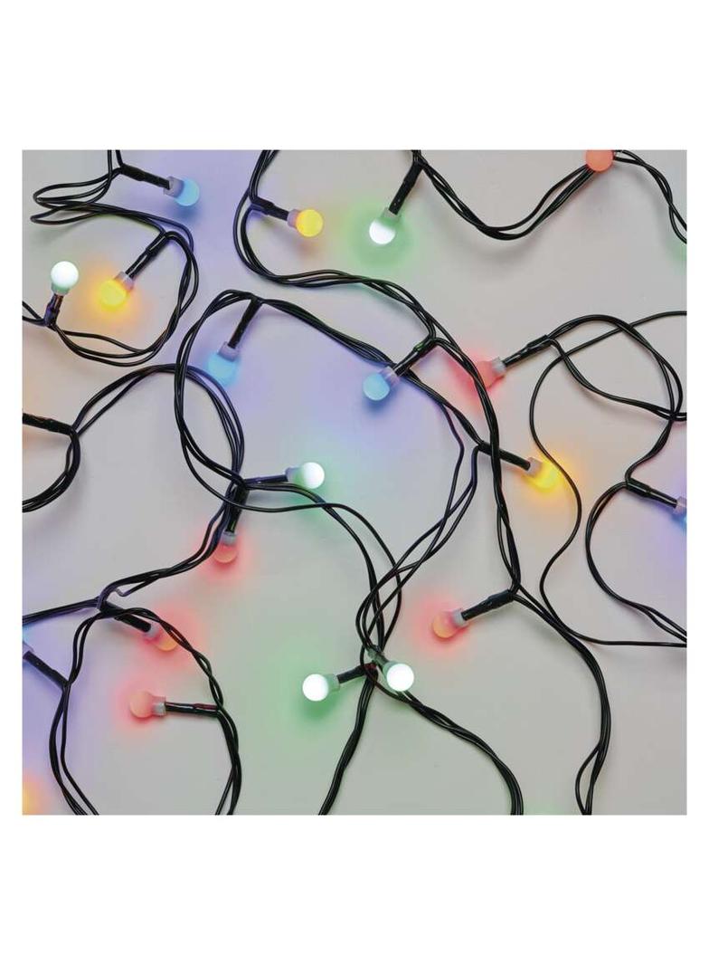 Lampki choinkowe 300 LED cherry 30m multikolor zielony przewód IP44 8 programów timer D5AM24 EMOS