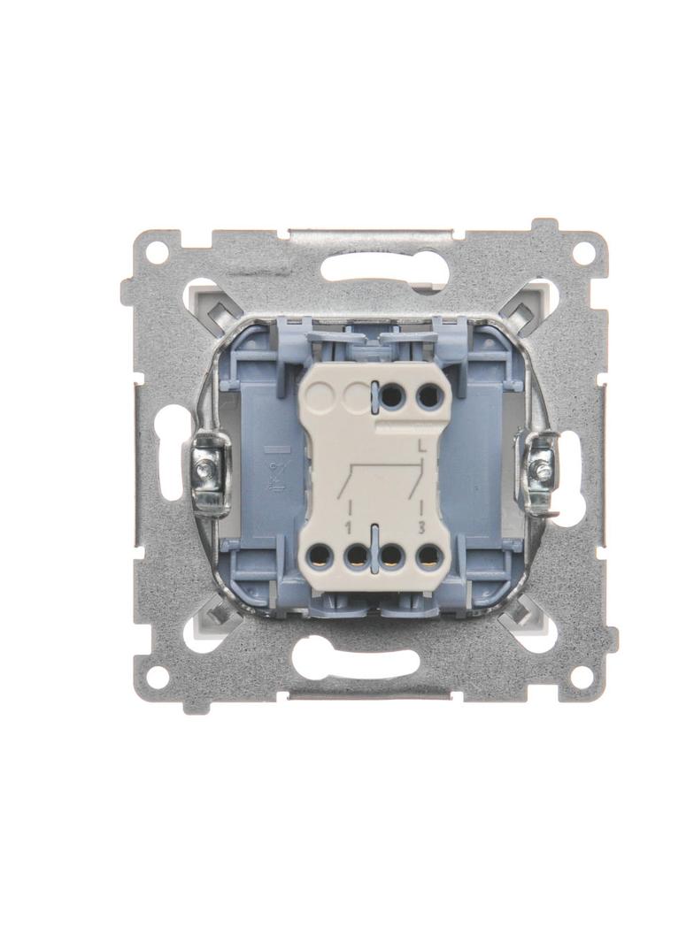 Simon 54 Łącznik świecznikowy 10A 250V szybkozłączka biały DW5.01/11 KONTAKT