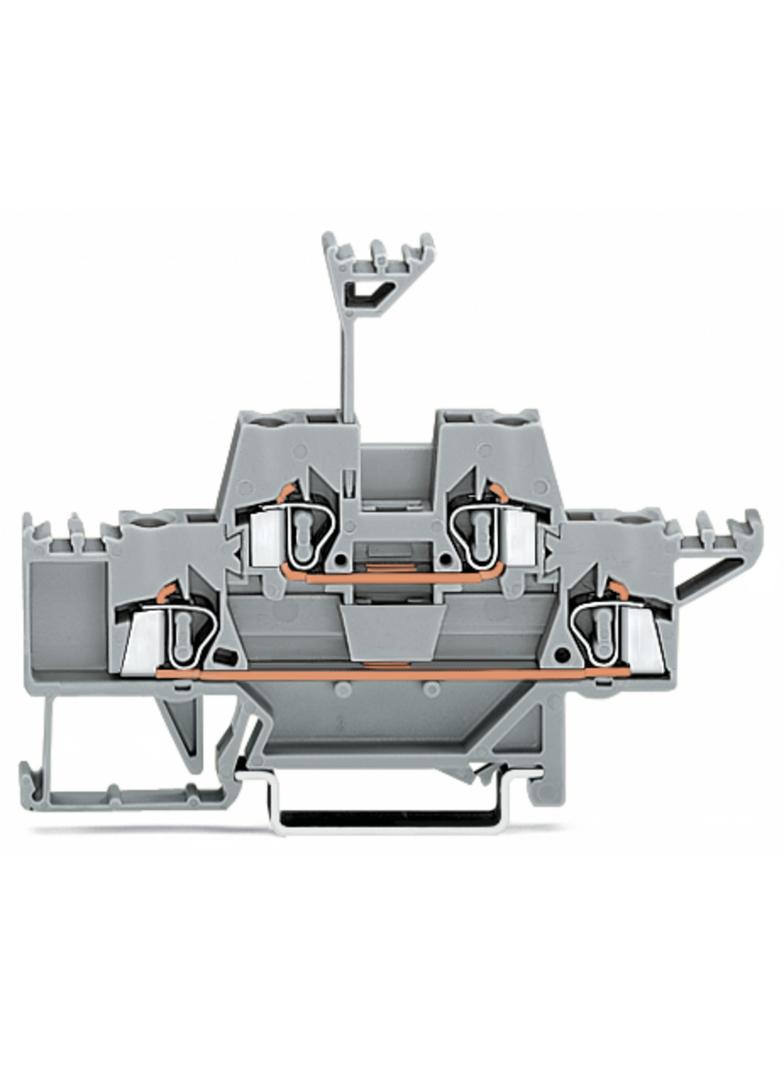 Złączka szynowa 2‑piętrowa 2,5mm2 L / L szara 280‑513 /50szt./ WAGO