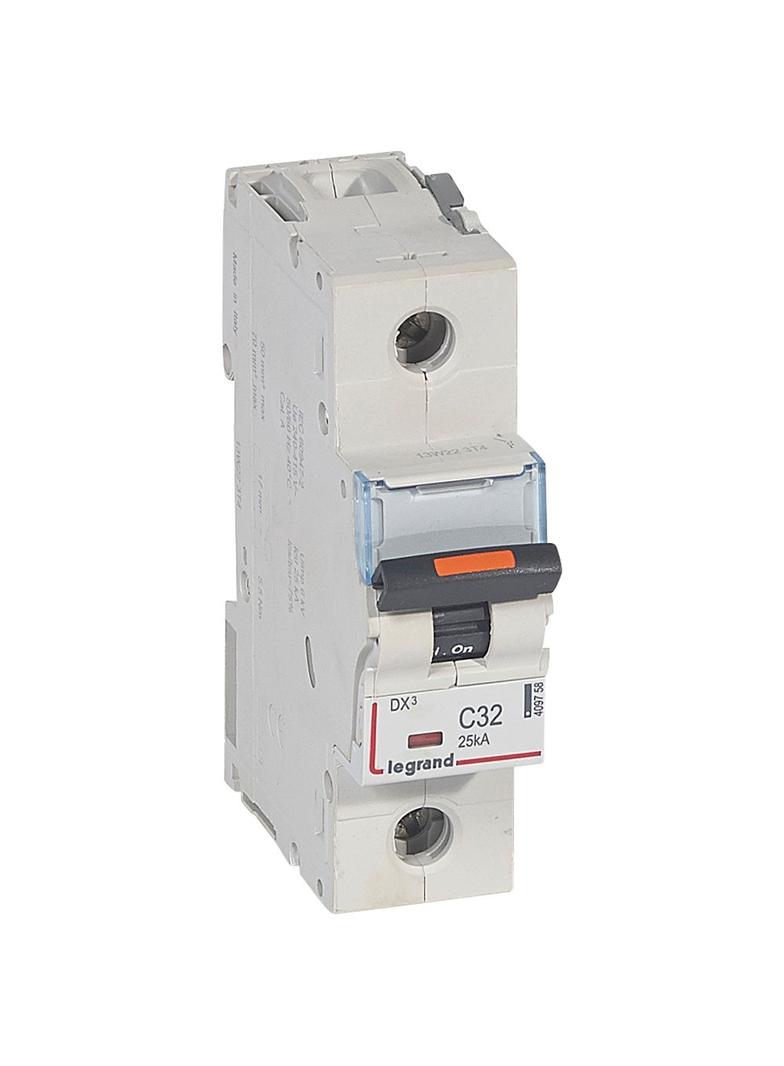 Wyłącznik Nadprądowy S321 C32 1P 32A 25Ka DX3 409758 LEGRAND