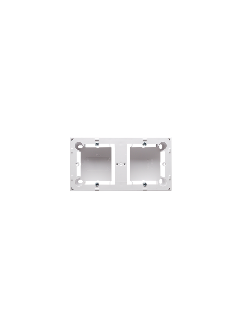 puszki instal. Puszka natynkowa płytka (31mm) podwójna biały MPN2/11 KONTAKT
