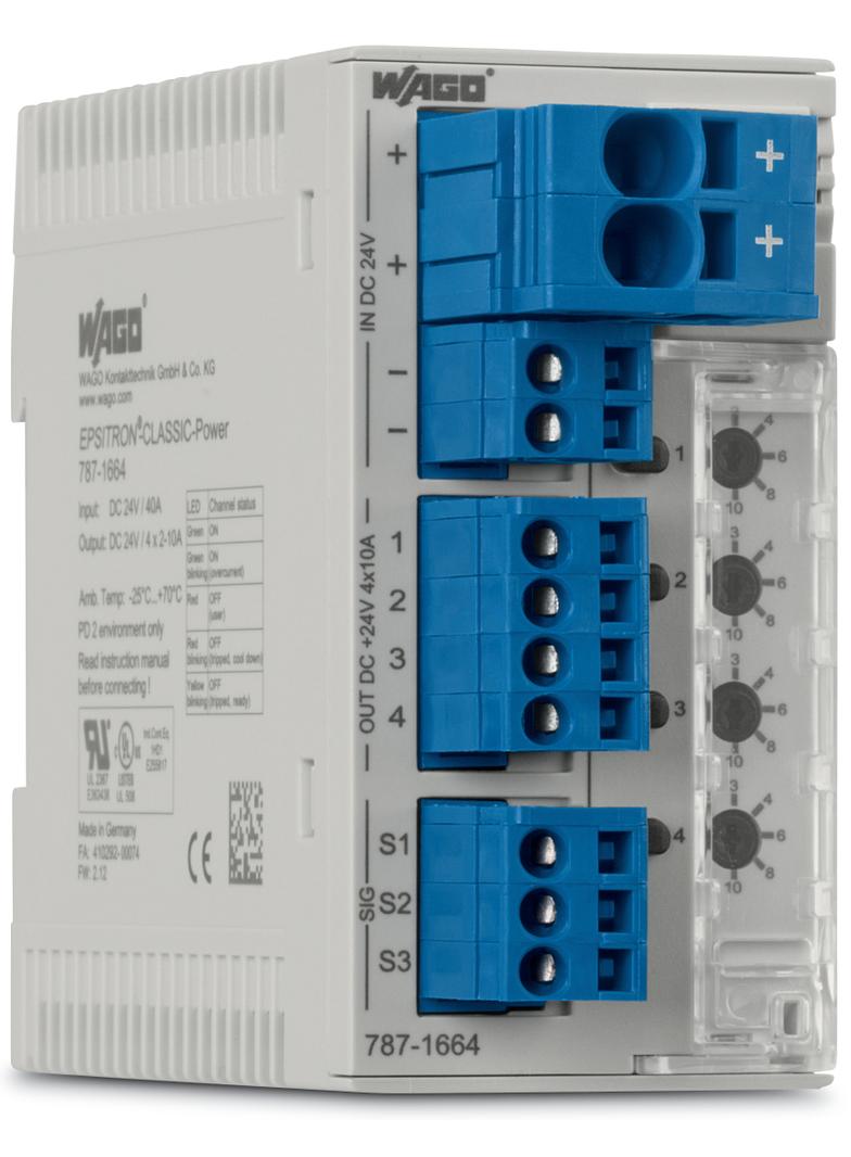 EPSITRON zabezpieczenie elektron. 24 V DC 4 x 6A WAGO