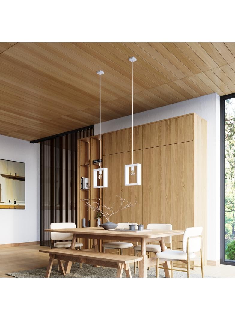 Lampa wisząca ARIES biała