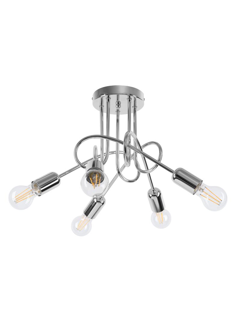 Żyrandol LOOP 5 chrom