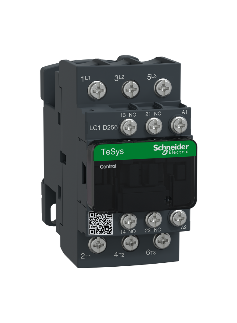 Stycznik mocy I= 25A AC-3 styki pom. 1NC+1NO nap. cewki 110 V AC LC1D256F7 SCHNEIDER