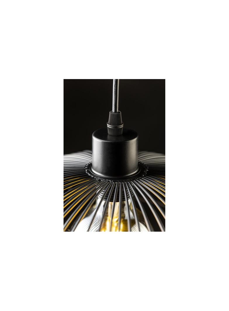 OPRAWA SUFITOWA RETO 1, 4137, AC220-240V, 50/60Hz, 1*E27, IP20, ŚREDNICA 40 cm, POJEDYNCZA, CZARNA