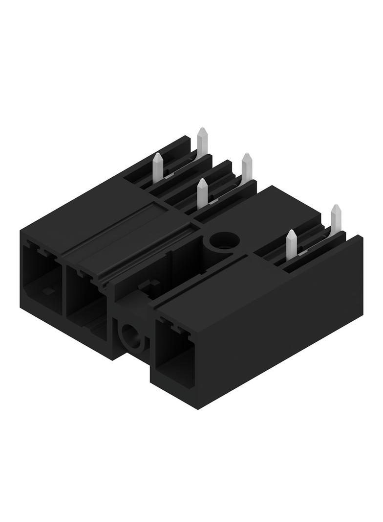 SV 7.62HP/03/270MF3 3.5SN BK BX Wtyki PCB (złącza płyty), 7.62 mm, Liczba biegunów: 3, kąt odejścia: 270° /60szt./ 1048460000 WEIDMÜLLER