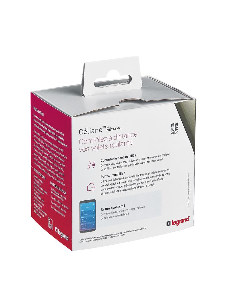 CELIANE WITH NETATMO - ŁĄCZNIK ROLET CONNECTED GRAFITOWY, Legrand