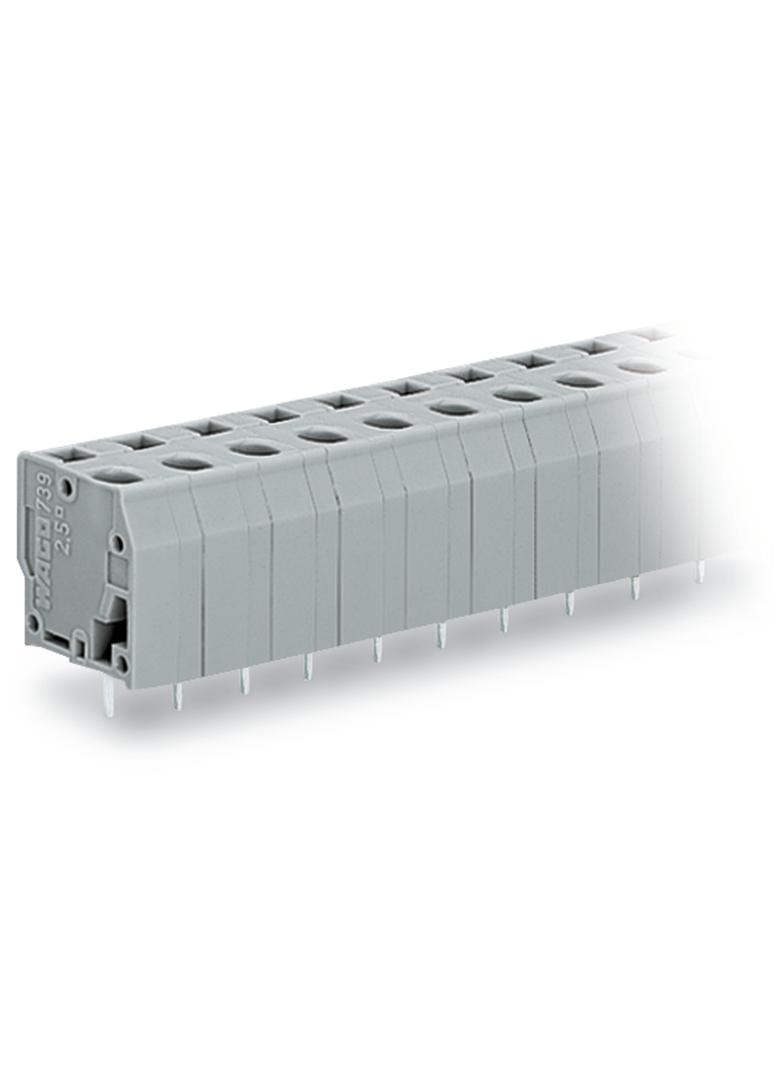 listwa zaciskowa do pł. drukowanych 2-bieg. szara raster 7,5 mm