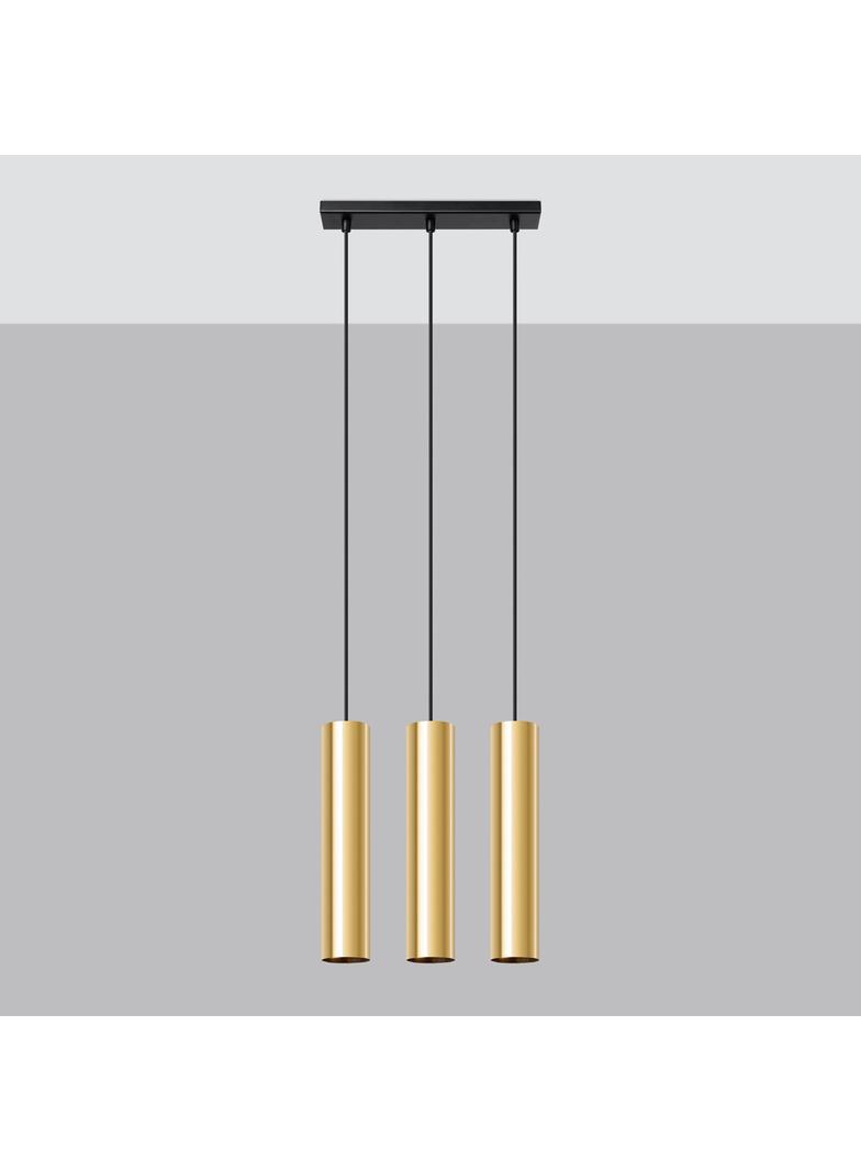 Sollux Lampa Wisząca LAGOS 3 złoty połysk SL.1201
